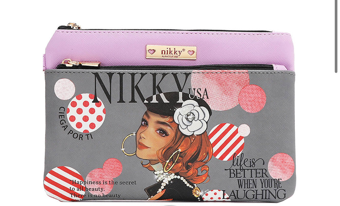 Τσαντάκι καλλυντικών με φερμουάρ της Nikky NK21009