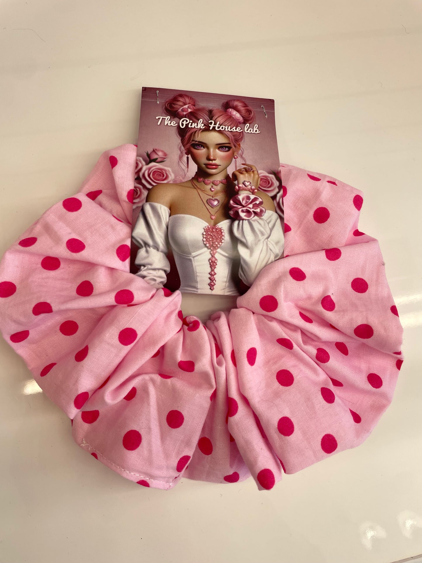 Χειροποίητο Scrunchie pink